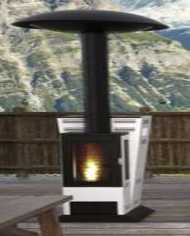 Chauffe-terrasse Vulcano Hotspot blanc Chauffe-terrasse Vulcano Hotspot blanc