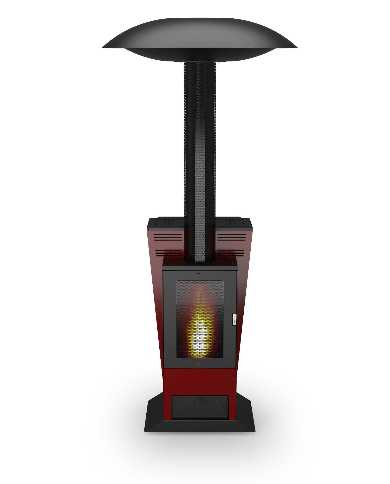 Chauffe terrasse Vulcano Hotspot Rouge Chauffe terrasse Vulcano Hotspot Rouge