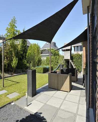 Voile d'ombrage Coolfit Triangle 5 x 5 x 5m Voile d'ombrage Coolfit Triangle 5 x 5 x 5m