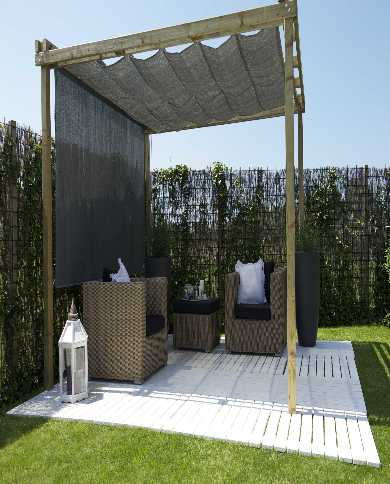 Store bateau Harmonica 2 x 4m