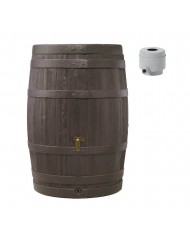 Récupérateur d'eau Kit Tonneau Vino 250L brun Récupérateur d'eau Kit Tonneau Vino 250L brun