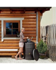 Récupérateur d'eau Kit Tonneau Vino 250L brun Récupérateur d'eau Kit Tonneau Vino 250L brun