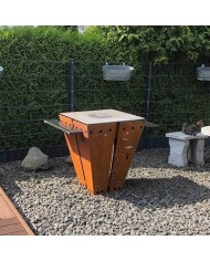 Tablette droite en granit, pour braséro Magnus Tablette droite en granit, pour braséro Magnus