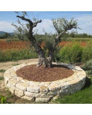 Big Bag 750L gravier décoratif écologique gris/bleu