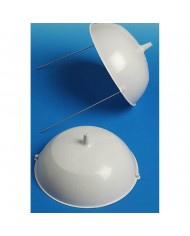 6 cloches à salade avec piques en acier 6 cloches à salade avec piques en acier