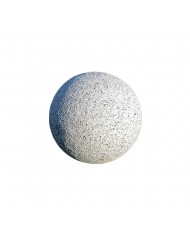 Sphère granit gris boucharde diamètre 40cm