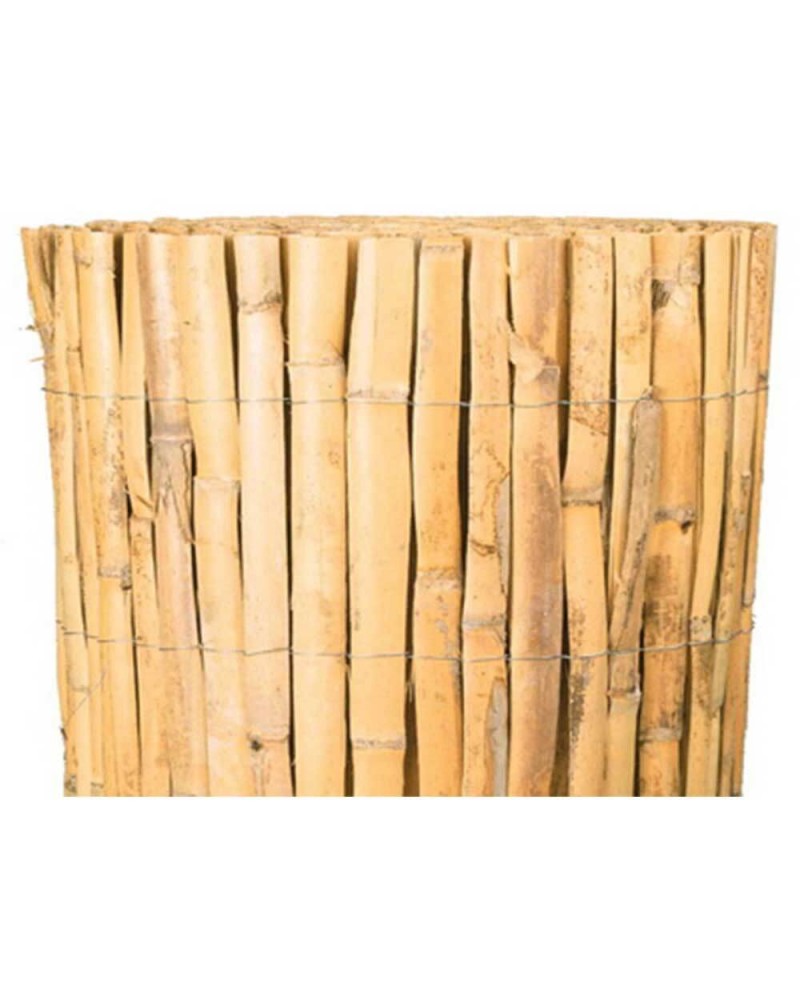 Brise-vue Naturel En Roseau/bambou - Rouleau 100-160 Cm De Haut - Pour Terrasse, Balcon, Jardin, Décoration