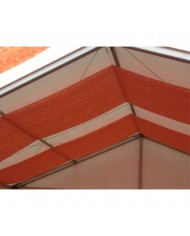 Voile de décoration orange 1,6mX100m Voile de décoration orange 1,6mX100m