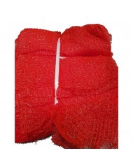 Sac filet tricoté raschel rouge 34x47 cm (200) Sac filet tricoté raschel rouge 34x47 cm (200)