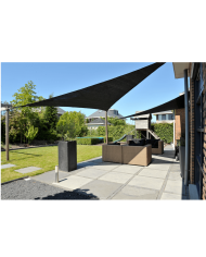 Voile d'ombrage imperméable Triangle 5 x 5 x 5 m Voile d'ombrage imperméable Triangle 5 x 5 x 5 m