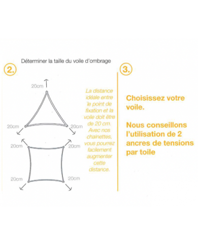 Voile d'ombrage imperméable Triangle 4 x 4 x 4m Voile d'ombrage imperméable Triangle 4 x 4 x 4m