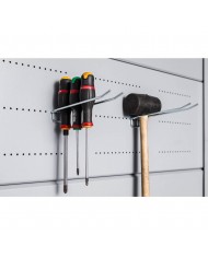 Option plaque perforée pour abris en métal Option plaque perforée pour abris en métal