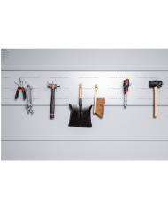 Option plaque perforée pour abris en métal Option plaque perforée pour abris en métal