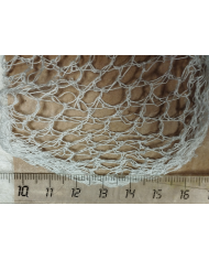 Filet tubulaire. Exemple de la maille losange BLANC